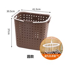 Dirty clothes storage basket dirty clothes basket plastic laundry basket household clothes toilet rack basket