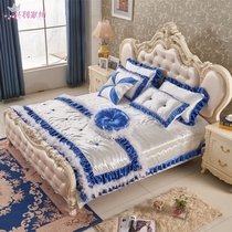 Villa Exhibition Hall-Like inter-board furniture assorted beds European-style French style bed with multiple sets of beds 