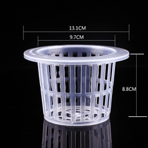 Hydroponic plant glass vase flowerpot planting basket green Dime bar soilless cultivation flower root-fixing device