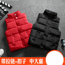2020 new childrens vest in winter thickened boys and girls baby baby child down cotton waistcoat vest