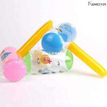 -Kids cartoon bell inflatable hammer toy baby  blow uchildr