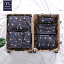 PT Travel Containing six sets of suit suitcases clothes lingerie bag Bags Split up bags Men and women Travel supplies