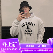 Orsay Fitness Long Sleeve Male Tide Muscle Brothers Basketball Tide Sports Leisure Cotton Hoodie Training Hoodie