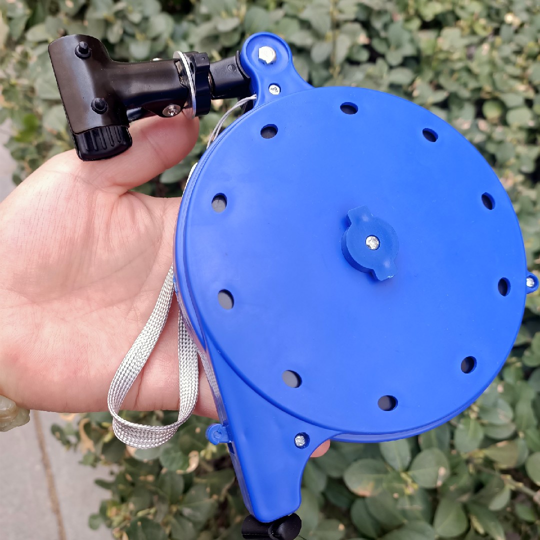 Cool fishing lost hand rope automatic scaling rope anti-rope strip strip scaling box fishing rod walking fisherman outdoor