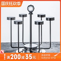 Cup holder water Cup hanger glass cup holder drain rack stainless steel beer cup tea cup storage rack creative cup holder