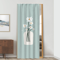 Mirror covering curtains all-round mirror dust curtain orbiting dresser decoration cloth without punching slide track