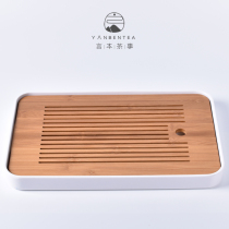 Word This modern minimalist home tea tray day style Gongfu tea with tea sea storage water type portable tea tray Embedded tea table