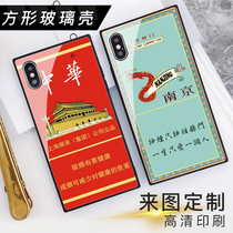 Cigarette case mobile phone shell Apple 11 China iPhone11pro Cigarette 6 pattern 6s Nanjing X Heron door 8plus smoke only Xuanhe door 7p Hua Zi xr xs 6sp
