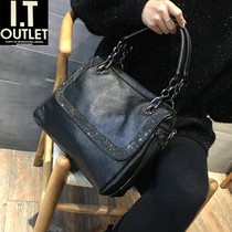 Leather women bag 2021 New Tide fashion mother bag shoulder crossbody retro simple large capacity ladies Hand bag