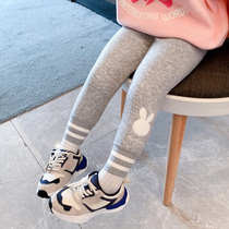 Girls bottom pants spring and autumn slim fit 2022 new female baby long pants outside wearing childrens ocean qi 100 lap spring dress children