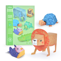 New mideer miler three-dimensional paper film animal childrens origami toy early education puzzle exercise hands-on ability