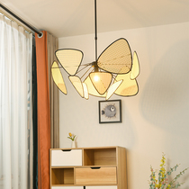 Day-style creative minimalist Silent Wind Bamboo Choreograpevine Modern Cafeterie Dining Room Bookroom Bookroom Folk Sleeping bedroom chandelier