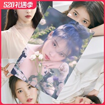 IU poster 2021 Li Zhien star surrounding card stickers postcard dormitory bedroom Photo big wallpaper wall stickers