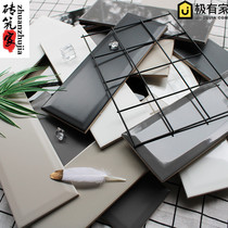 Nordic long bread small white brick 100x300 kitchen bathroom bathroom toilet wall subway glazed tiles
