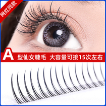 Ciliary Girl Fairy False Eyelashes Womens Single Cluster Self-adhesive a Grafting Eyelash Supernatural Simulation M-type Beauty Ciliary Fairy Hair