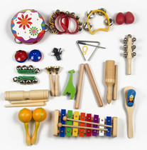 Orff childrens percussion instrument toys kindergarten students 17 pieces of percussion boutique set combination teaching aids