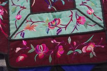 Home Sonic Penthouse Seeking to know Miao Harness Silk Thread Hand-embroidered Embroidered Zone 41*44cm With 51 *7cm c-440