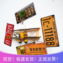 Wrought iron biplane model 3d three-dimensional wall decoration window decoration decoration coffee shop wall Wall Wall Wall Wall Wall Wall