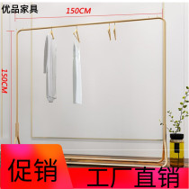 Clothing store new display rack Wedding display rack Mens and womens clothes floor hanger Nakajima bedroom side hanging shelf