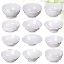 Dense Amines Imitation Porcelain Tableware Taste one thousand Lanoodles Bowl Restaurant Linen Hot white plastic soup bowls Home rice rice rice bowls