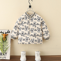 Boy down cotton liner Children light and thin inside cotton clothes male and female children warm lining clothes baby autumn and winter clothing blouses