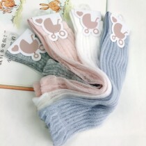 Thin guetta mesh baby mosquito socks summer cotton mid-stocking baby Bambi childrens socks New
