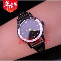 Domestic old watch inventory Shanghai Gem Flower womens glass mirror quartz movement retro watch non-mechanical watch