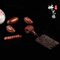 Natural whole set of red buffalo corner accessories Guan Bull moon Bodhi Star moon Bodhi Buddha Pearl suit DIY accessories