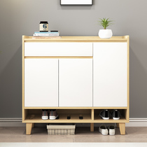 Nordic shoe cabinet home door economy seat seat bench multifunctional porch cabinet simple modern storage shoe cabinet