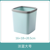 Desktop Trash Can With Press Circle Home Living Room Table Lakebox Bedroom Bedside Containing Barrel Trash minimalist