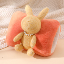 Explosion-proof charging hot water bag students plush cute cartoon warm baby girls warm hand baby injected hydroelectric heat