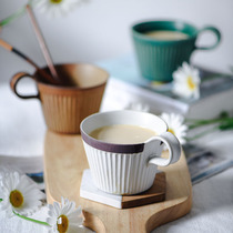 Sakura on the flower and the Japanese style of the coffee cup mug Milk Cup ear hanging cappuccino cup water Cup Breakfast Cup