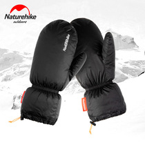 Naturehike Norway customer external warm goose down gloves male and female winter windproof snow waterproof and cold-proof down gloves