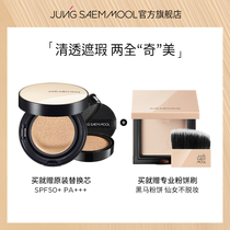(Combined) Zheng Xuan Flawless Dry Leather Oil Leather Powder Bashing Air Cushion Light Sensation Naked Skin Soft Light Powder Cake Mix