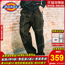 Dickies Contrast color pressing line paint overalls mens autumn new big pocket tooling trousers 8069 Y B