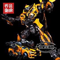 Joe Dad re-painted Transformers Bumblebee 11 movie 3 non-3a foundry color finished product Hasbro