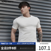 BLUESFLY White Sport T-Shirt Mens Body Breathable Casual Tight Fitness Clothing Running Training Short Sleeve Blouses