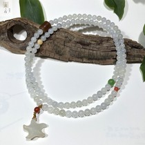 (Support customization) Xi Shi Xinjiang Hetian Jade 108 multi-circle seed bracelet exquisite original natural hanging chain