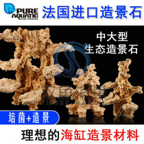 France imports P - brand bacterial cylinder scenic stone arc - shaped keel - like background board decoration