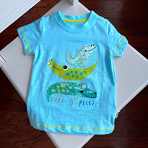 892 Plain Summer Children Short Sleeve T-shirt Cotton Boy Round Neck Half Sleeve-4 15