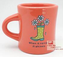 Foreign Trade Boutique Mark Cup Standard American Mark Thick Cup Life Color Life Coffee Cup 28