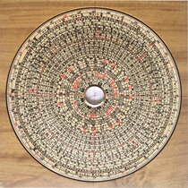 10-inch comprehensive plate Linxiang Hall Sishui Guitang Ancient Method Solid Wood Jiang Dahong Teak Wood Three Hao High-precision Compass