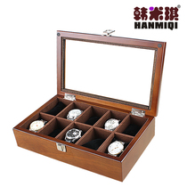 Watch box Watch box Storage box Wooden jewelry hand string collection Household display wooden box Simple watch box Watch collection