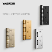 Asian solid door stainless steel hinge Solid wood door load-bearing hinge thickened bearing hinge 4 inch hinge monolithic 1 piece