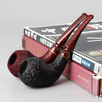 Elecampane mens smoke infighting stone Nangwood Artisanal Tobacco Smoke Tobacco special solid wood Smoke Bag Pan dry Smoke Bucket Accessories
