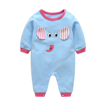 Full moon baby one-piece baby clothes long-sleeved spring and autumn one-piece cute newborn romper spring tide clothes