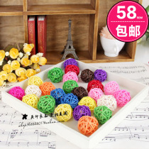 10 color small rattan tennis store photo props for shooting background stationery Ornament Photography Props