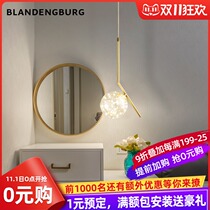 Stars magic bean bedside lamp ins girl bubble lamp brass light luxury lighting creative bedroom Net red light chandelier