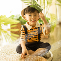 Han Edition Boy 45-year-old Childrens Photographic Apparel 19 Years Exhibition New Bright Colors Little Fresh Boy Photography Clothing