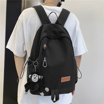 ins tide card bag boys junior high school college students casual 100 hitch backpack large capacity campus double shoulder bag women